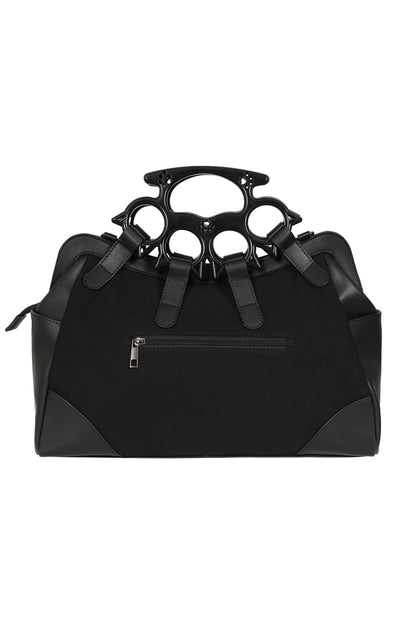 Banned Apparel Iron Halo Knuckle Top Handle Bag, view 4