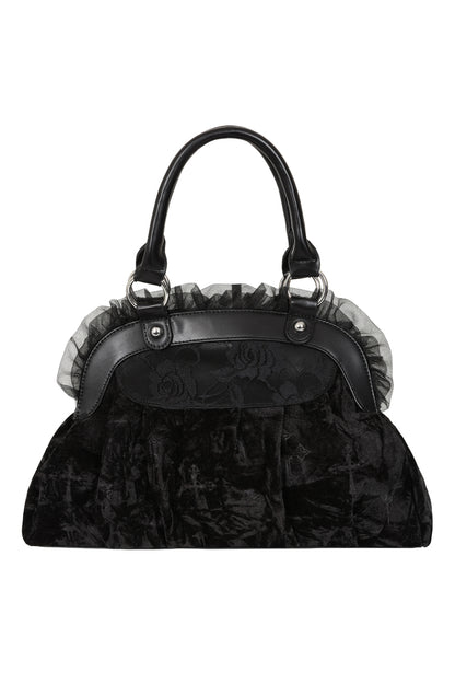 Banned Apparel Sanctum Velvet Bag, view 3