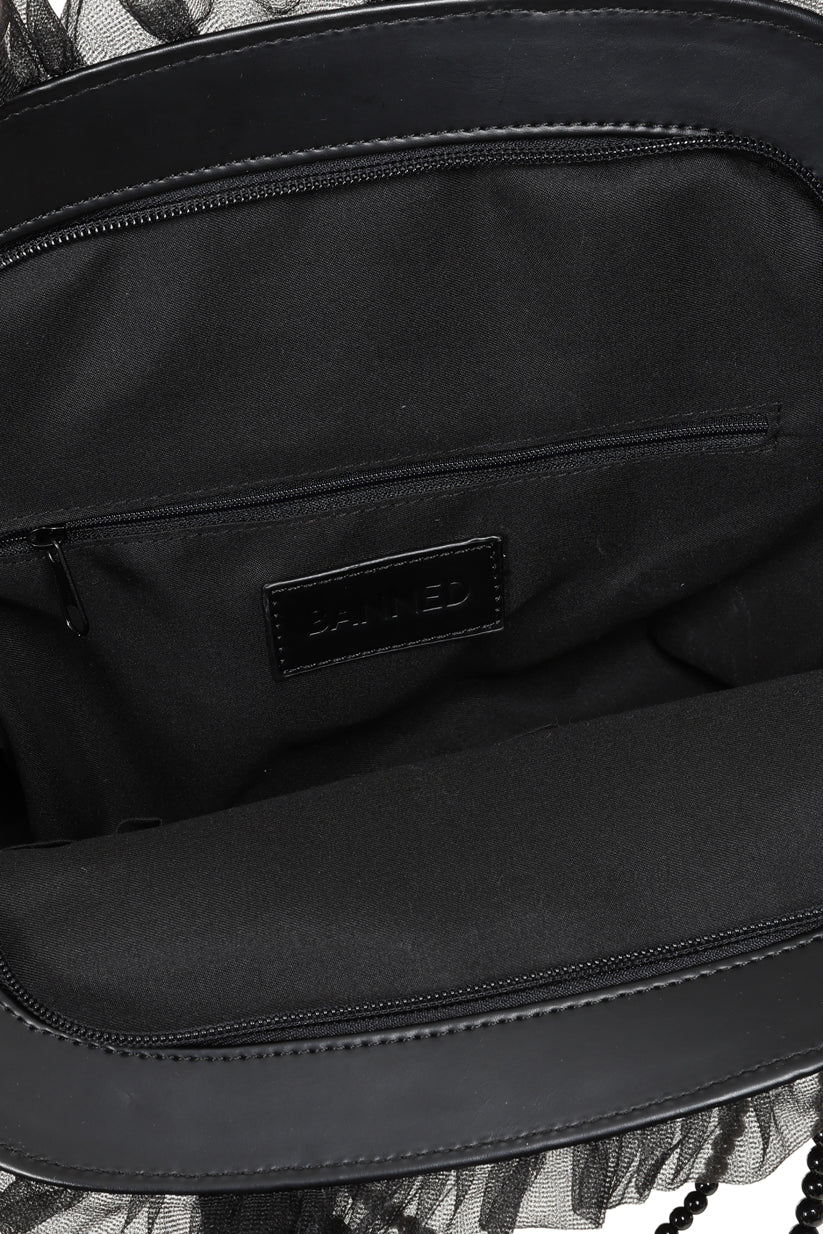 Banned Apparel Sanctum Velvet Bag, view 5