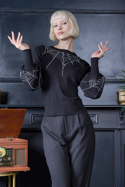 Banned Apparel Carla Spiderweb Jumper
