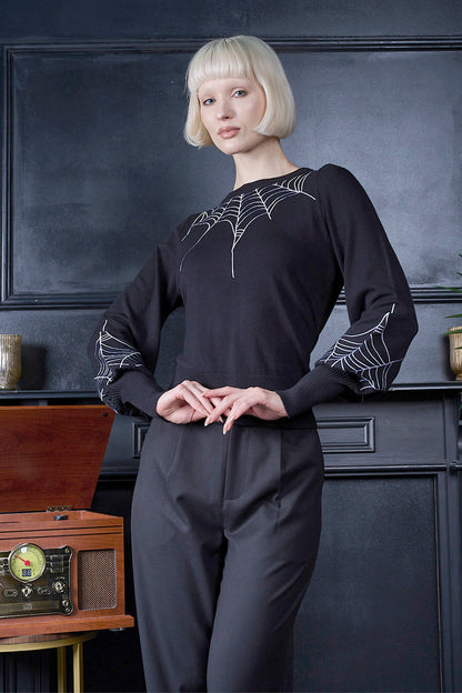 Banned Apparel Carla Spiderweb Jumper