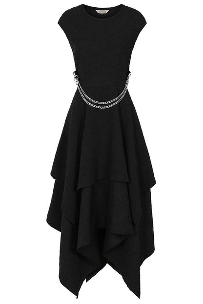 Banned Apparel Hexed Isadora Dress gothic witchy handkerchief hem dress alternative fashion