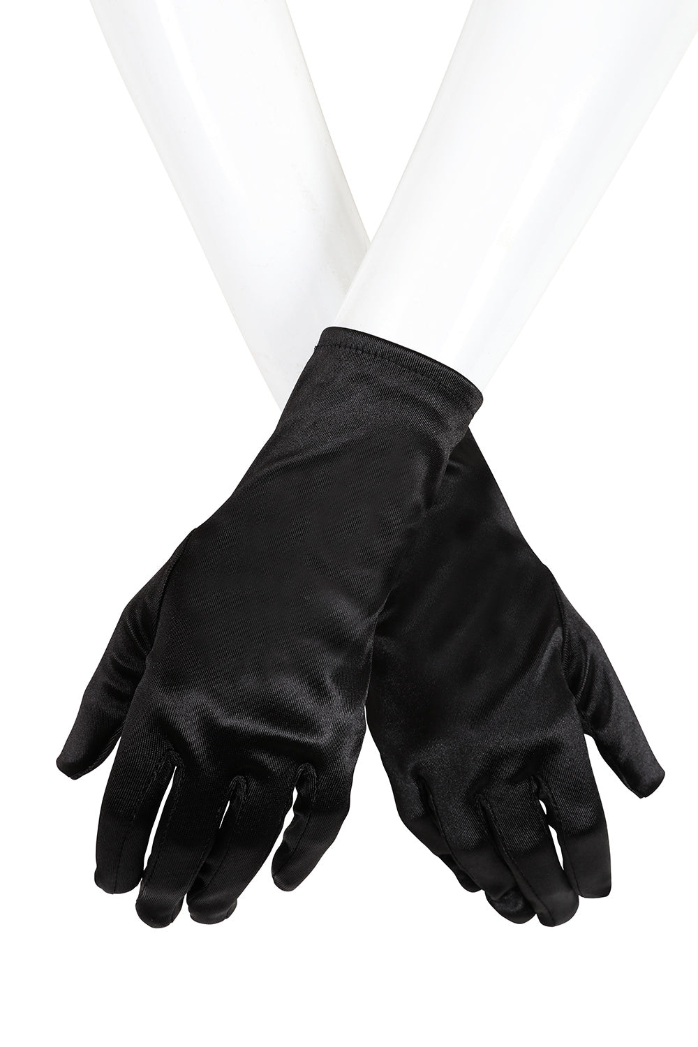 Banned Apparel Moonlight Satin Gloves, view 2