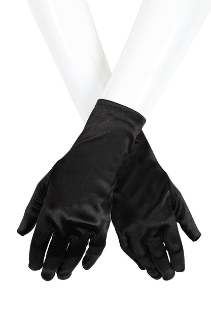 Banned Apparel Moonlight Satin Gloves, view 2