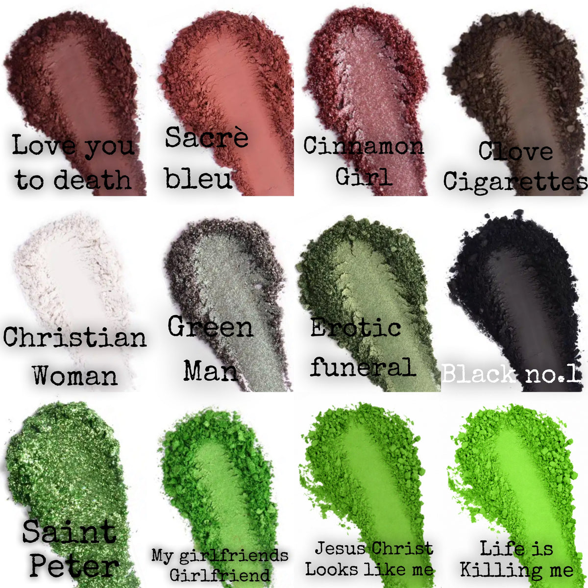 Radioactive Unicorn Jesus Christ Looks Like Me Eyeshadow Palette - PRE-ORDER