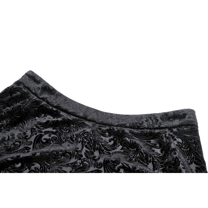 Dark in Love Venus Velvet Embossed Base Shorts - Kate's Clothing