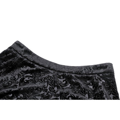 Dark in Love Venus Velvet Embossed Base Shorts - Kate's Clothing
