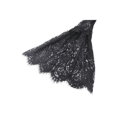 Dark in Love Gem Gothic Vine Lace Tail Dress