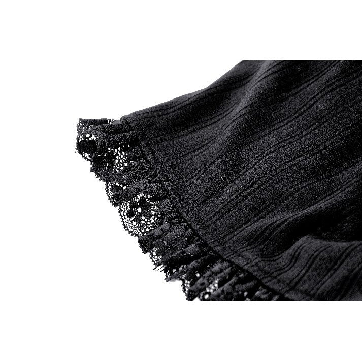 Dark in Love Tatum Black Gothic Base Shorts - Kate's Clothing