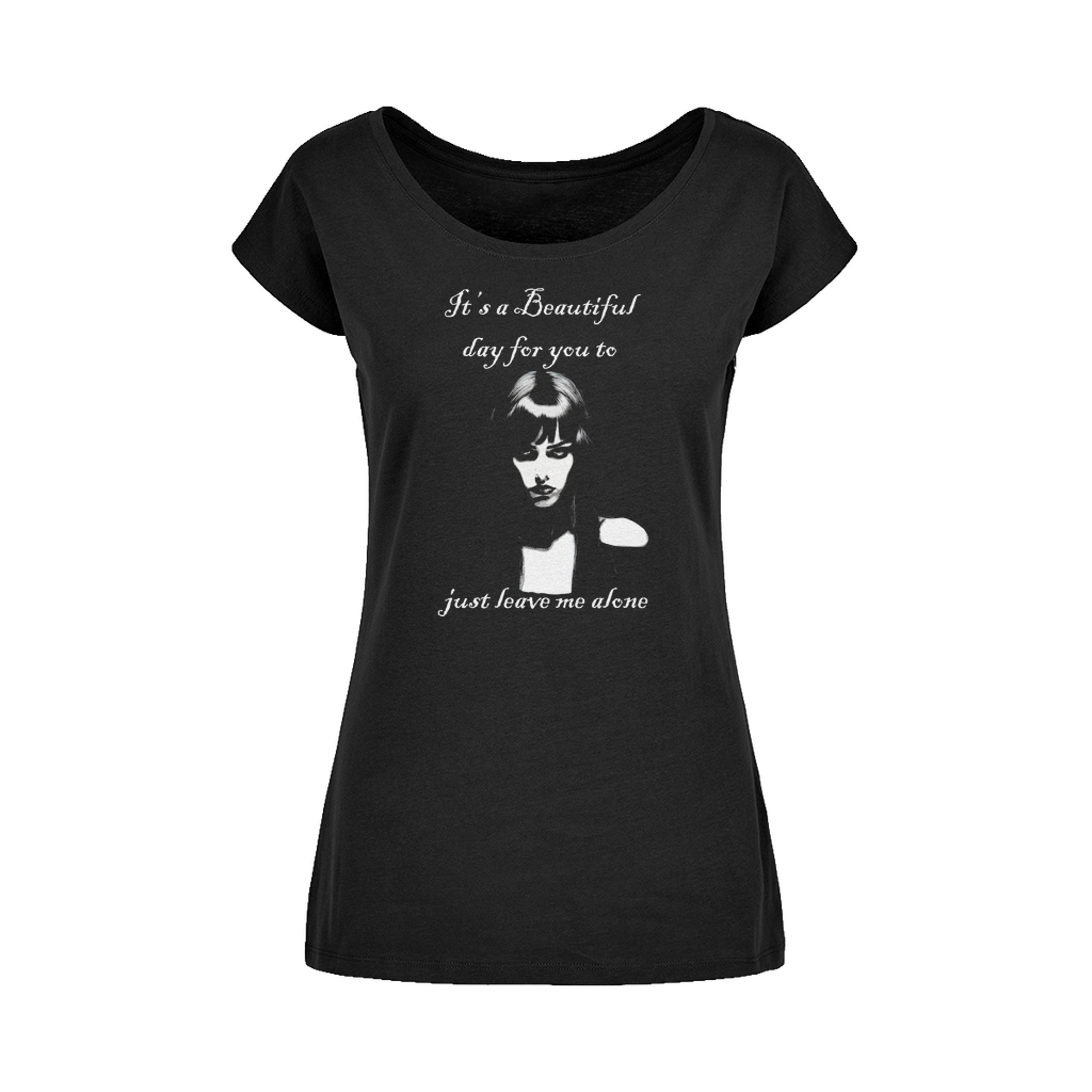 Beautiful Day Wide Neck Womens T-Shirt