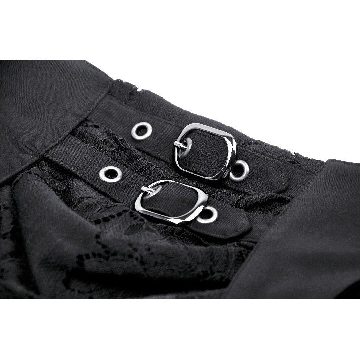 Dark in Love Halia Gothic Hi-lo Skirt - Kate's Clothing