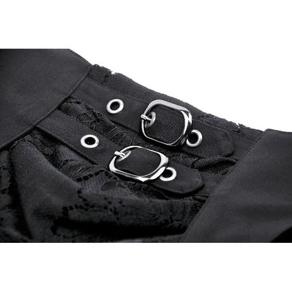 Dark in Love Halia Gothic Hi-lo Skirt - Kate's Clothing