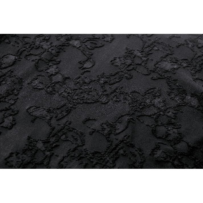 Dark in Love Zuri Gothic Romantic Lace Patchwork Bell-Sleeve Layered Cuff Top - Kate's Clothing