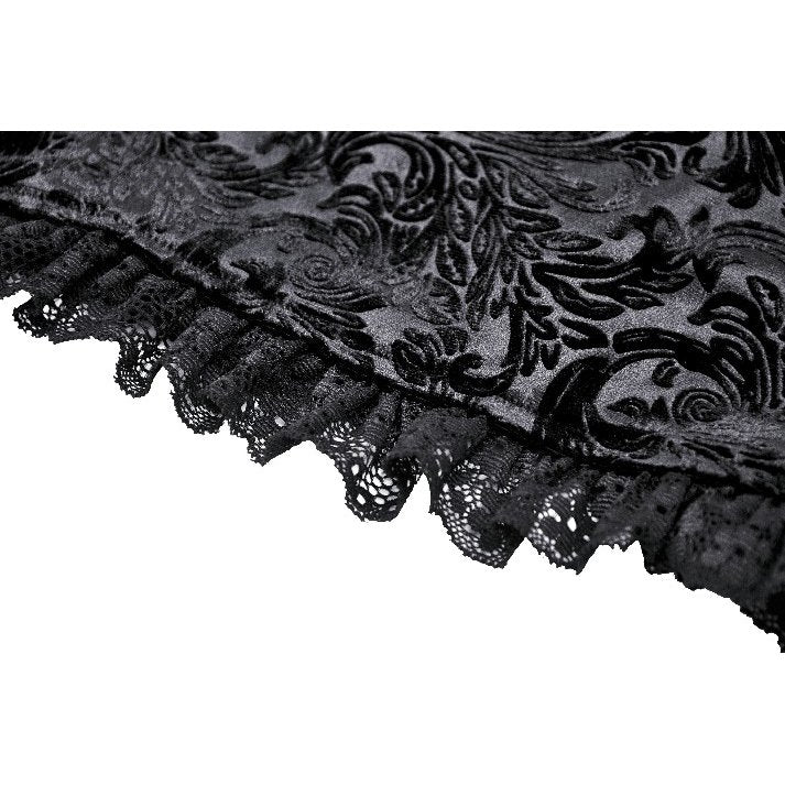 Dark in Love Venus Velvet Embossed Base Shorts - Kate's Clothing
