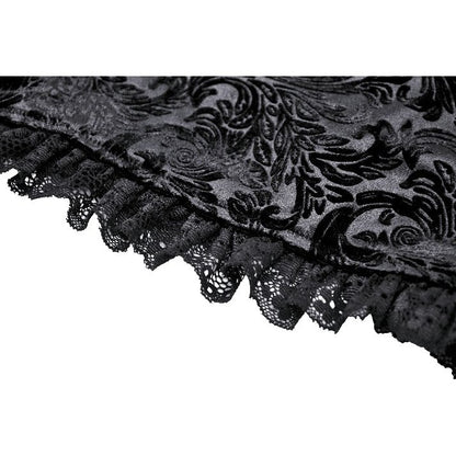 Dark in Love Venus Velvet Embossed Base Shorts - Kate's Clothing