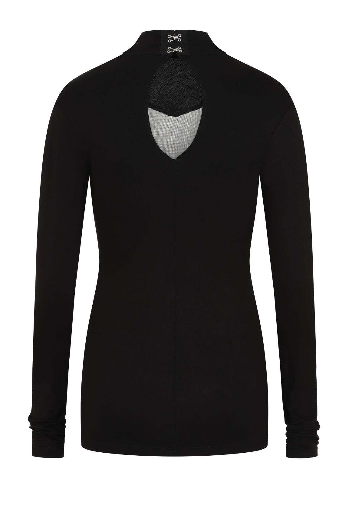 Necessary Evil Cybele Bat Panel Long Sleeve Top - Kate's Clothing