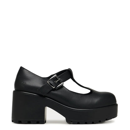 Koi SAI Black Mary Jane Shoes 'Faux Leather Edition'