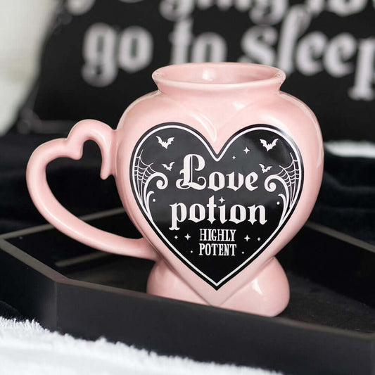 Gothic Gifts Love Potion Shaped Mug - Kate's Clothing