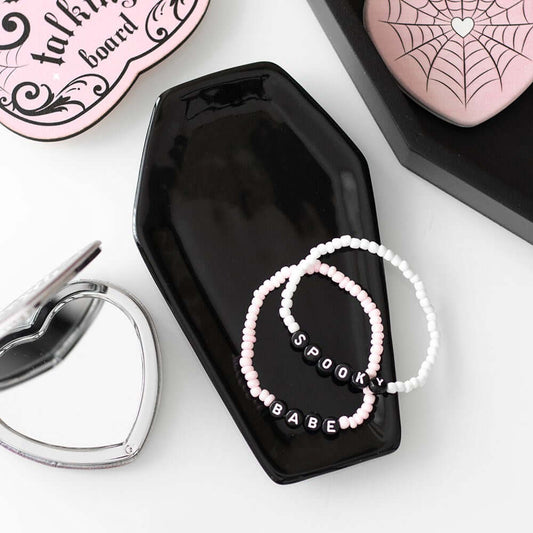 Gothic Gifts Black Coffin Trinket Tray - Kate's Clothing