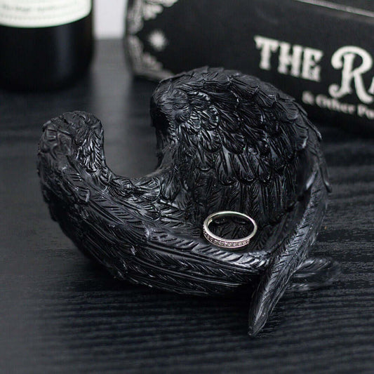 Gothic Gifts Raven Wings Trinket Dish - Kate's Clothing