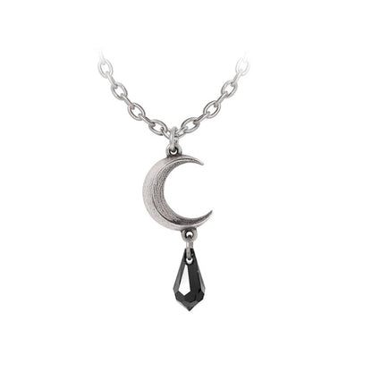 Alchemy Gothic Tears of the Moon - Black Necklace