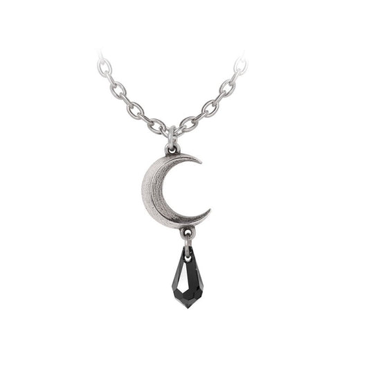 Alchemy Gothic Tears of the Moon - Black Necklace