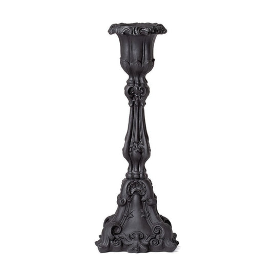 Alchemy Gothic Baroque Black Candle Holder