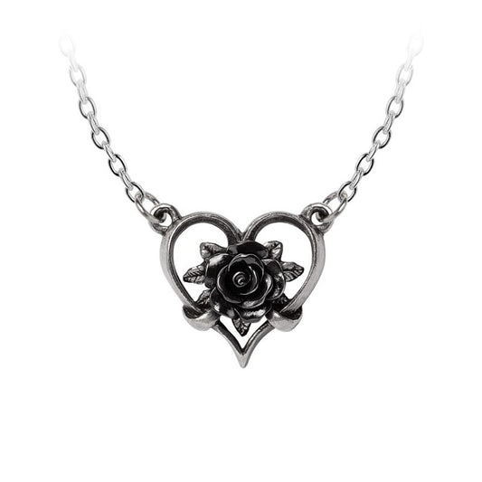 Alchemy Gothic Heart of Blackness Necklace
