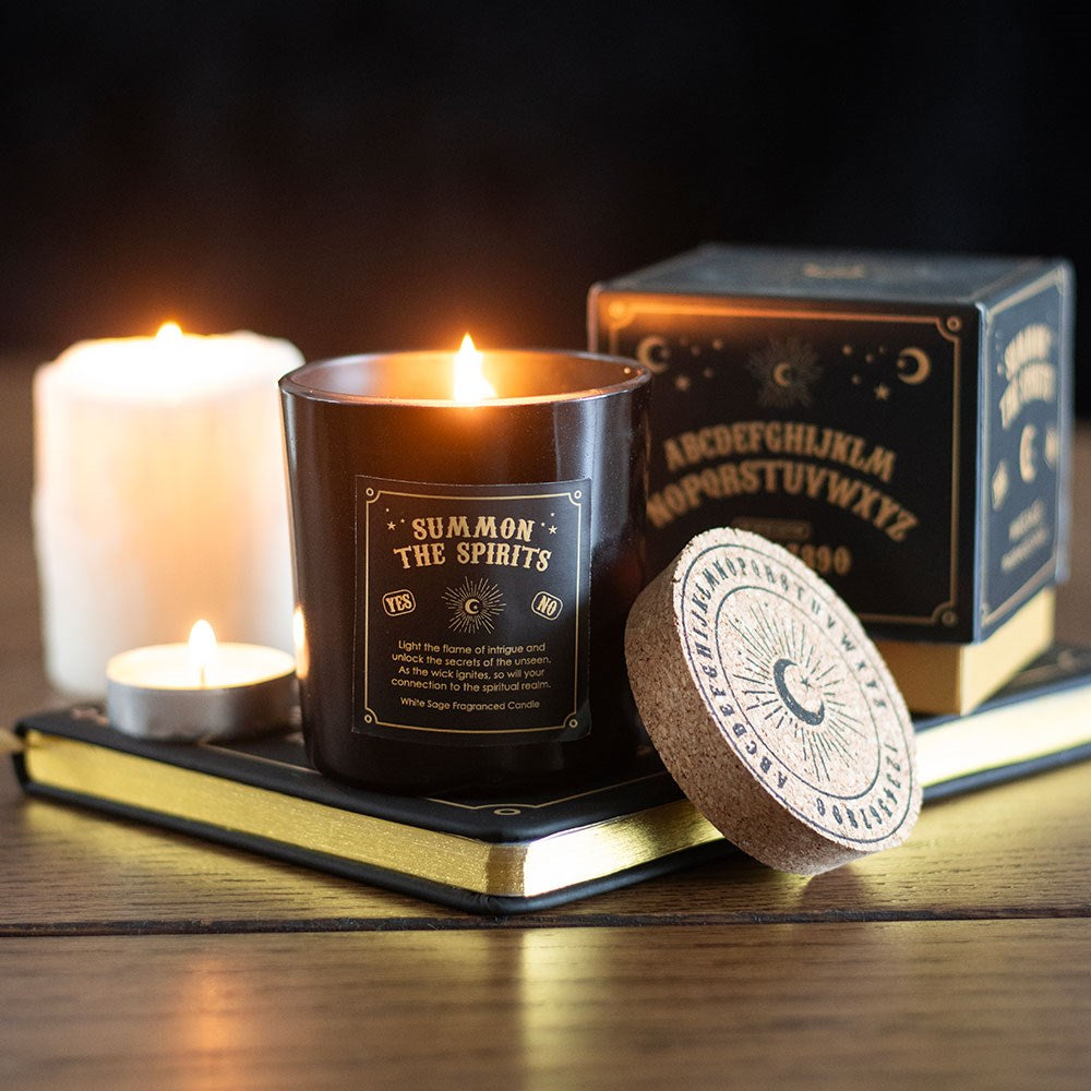 Gothic Gifts Summon the Spirits Talking Board White Sage Candle