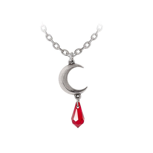 Alchemy Gothic Tears of the Moon - Red Necklace