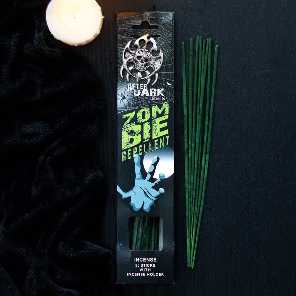 Gothic Gifts Zombie Repellent Incense Sticks with Holder - Kate's Clothing