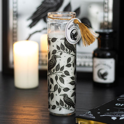 Gothic Gifts Mystic Raven Deadly Nightshade Tube Candle