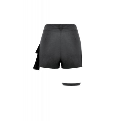 Dark in Love Punk Metal Utility Shorts back view