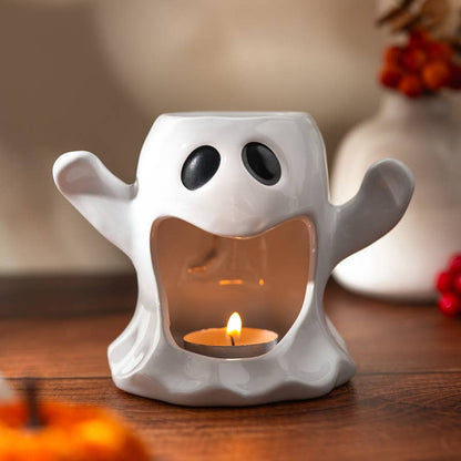 Gothic Gifts Ghost Shaped Ceramic Oil & Wax Burner