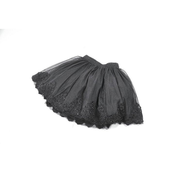 Back view of embroidered petticoat