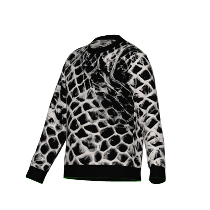 ANTIBrand Shedding Skin Snakeskin Effect Knitted Jumper