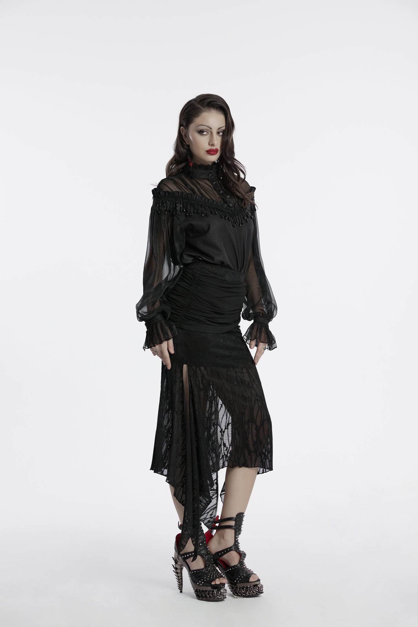 Punk Rave Arti Fishtail Skirt