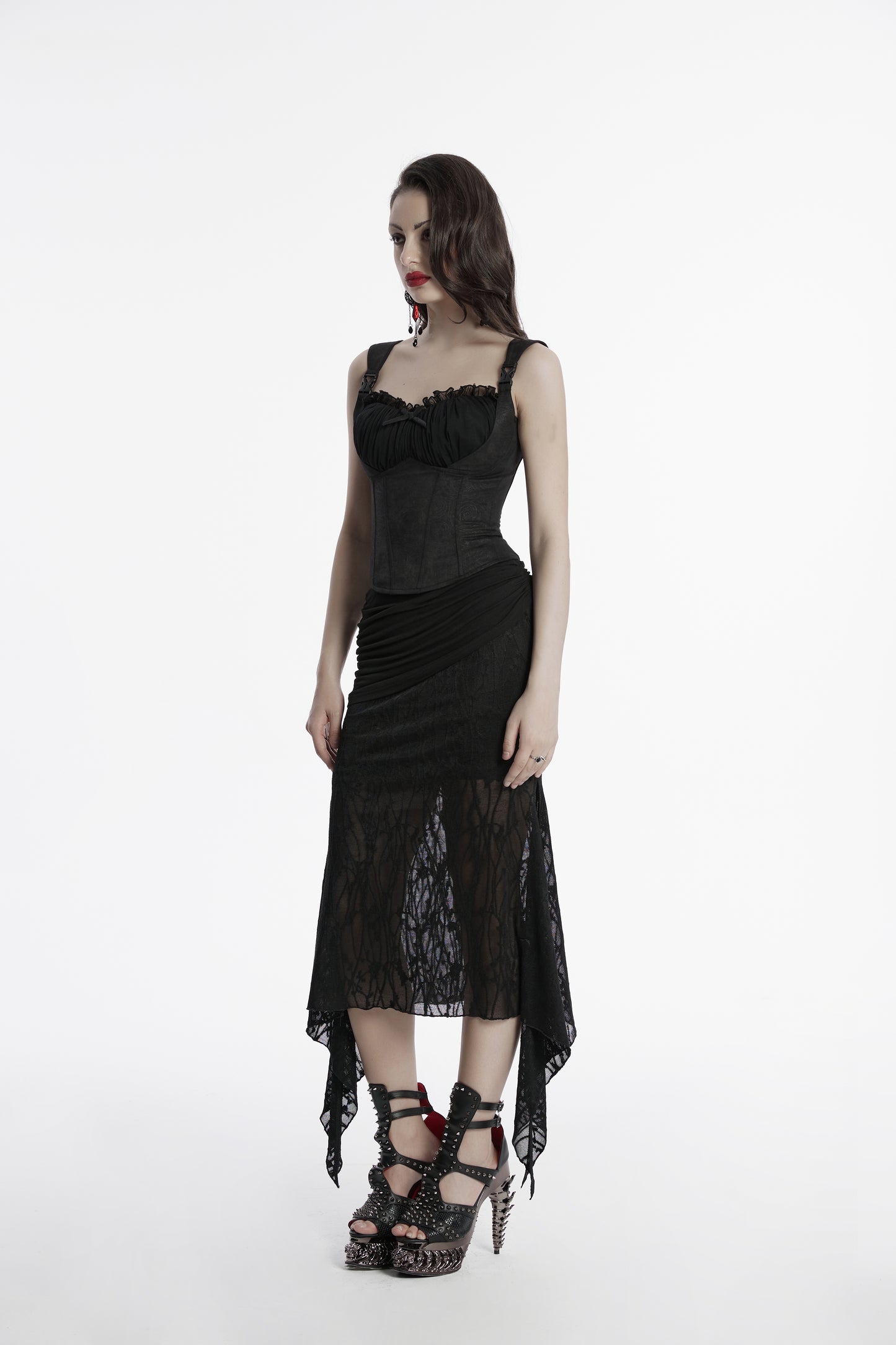 Punk Rave Arti Fishtail Skirt