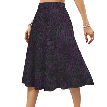 ANTIBrand Hydra Skin Midi Skirt with Pockets