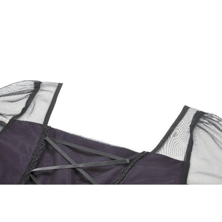 Dark in Love Lilith Bell Sleeve Gothic Maxi Dress