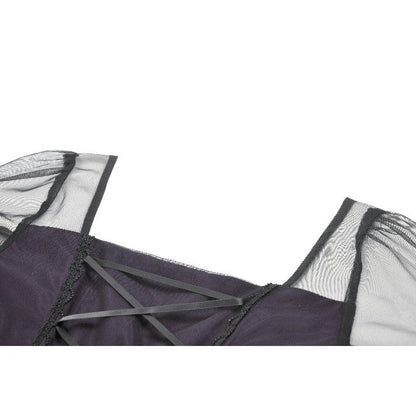 Dark in Love Lilith Bell Sleeve Gothic Maxi Dress