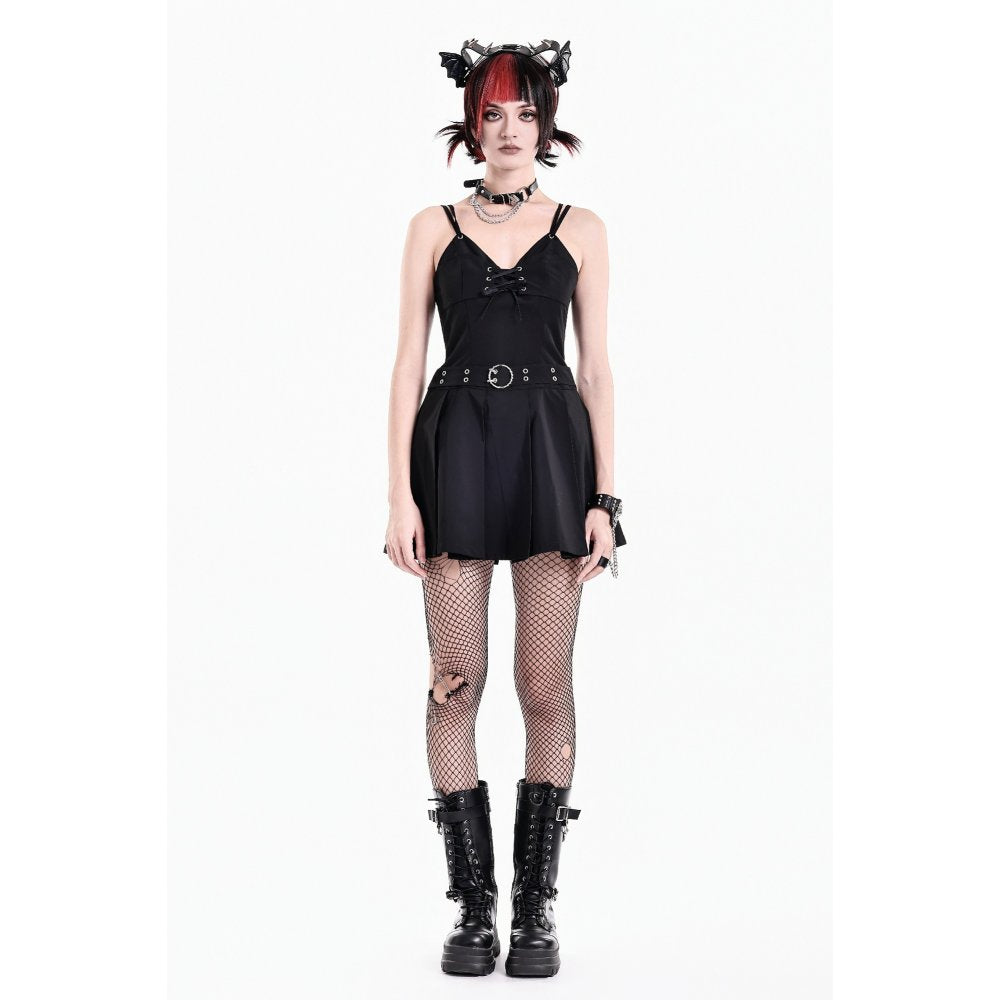 Dark in Love Crypt Rebel Pleated Dress