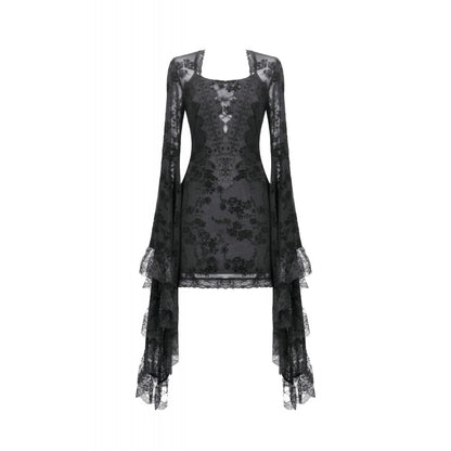 Dark In Love Minerva Bell Sleeve Lace Dress