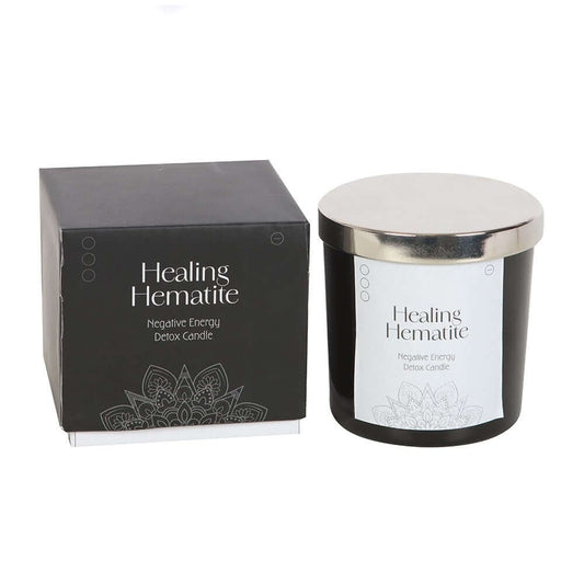 Gothic Gifts Healing Hematite Detox Candle - Kate's Clothing