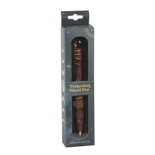 Gothic Gifts Black Obsidian Crystal Wand Pen - Kate's Clothing