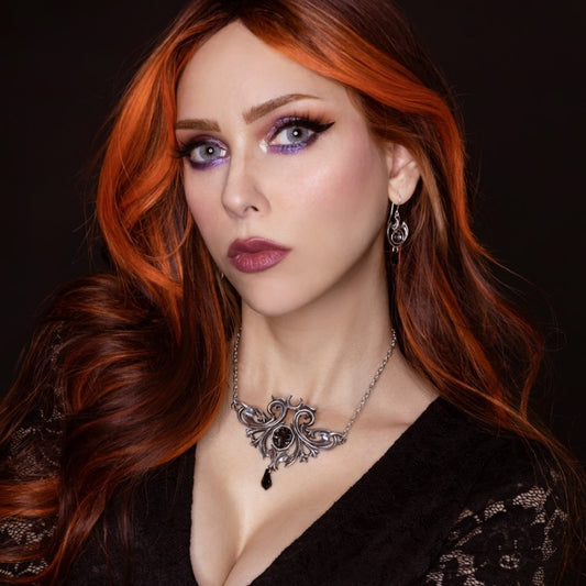 Alchemy Gothic Midnight Memorial Necklace - Kate's Clothing