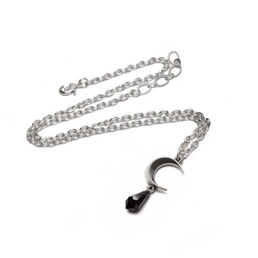 Alchemy Gothic Tears of the Moon - Black Necklace