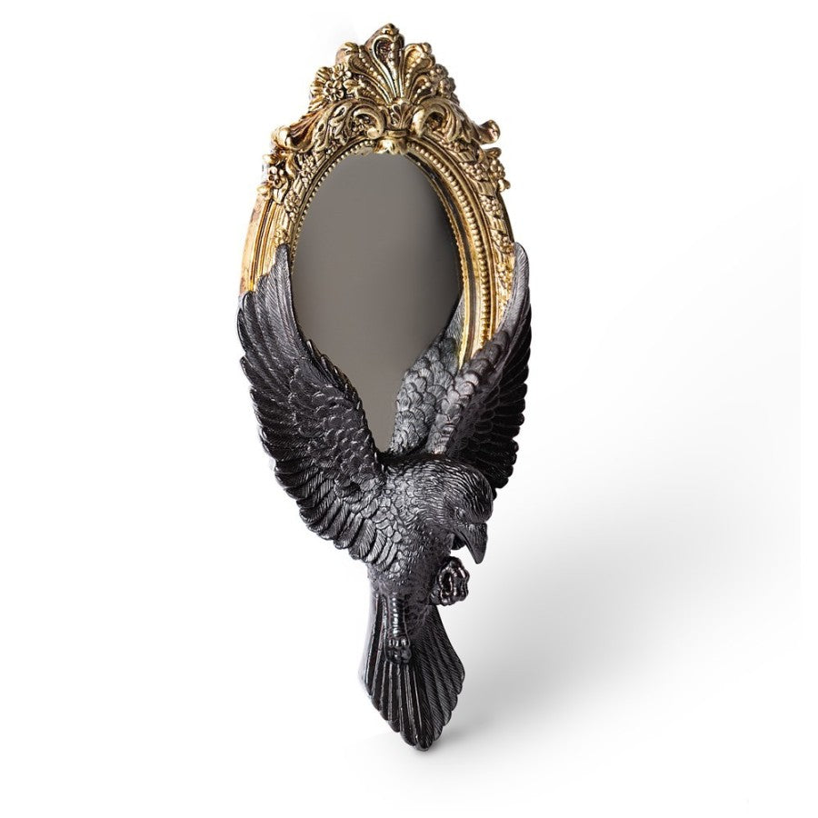 Alchemy Gothic Raven's Gaze Hand Mirror
