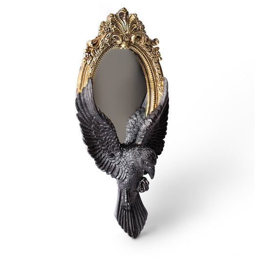 Alchemy Gothic Raven's Gaze Hand Mirror