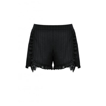 Dark in Love Tatum Black Gothic Base Shorts - Kate's Clothing